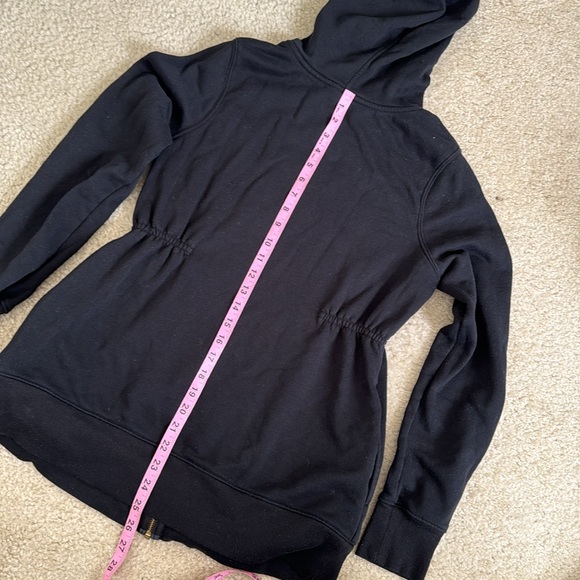 Old Navy women’s black maternity zip up hoodie - Picture 8 of 9